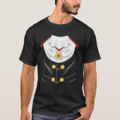 Dracula Tuxedo Lazy Halloween Costumes for Vampire T-shirt (Voorkant)