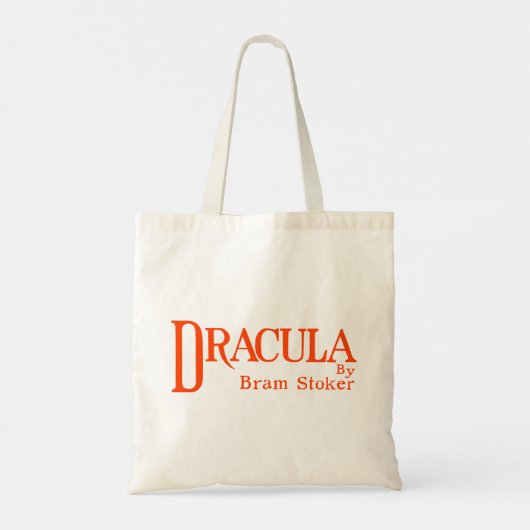 Dracula typografie tote bag (Achterkant)