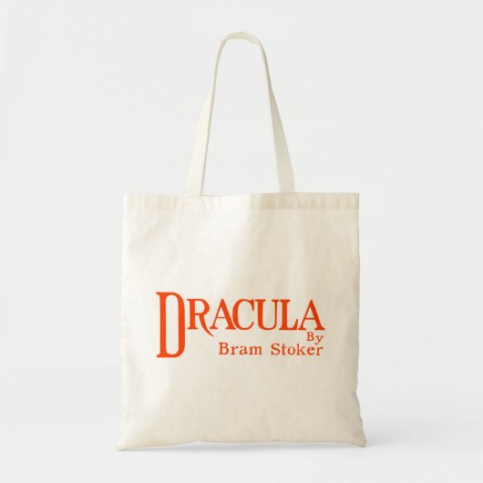 Dracula typografie tote bag (Voorkant)