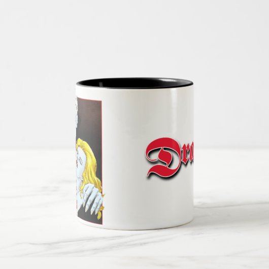 Dracula V1-ontwerp koffiemok Tweekleurige Koffiemok (Center)