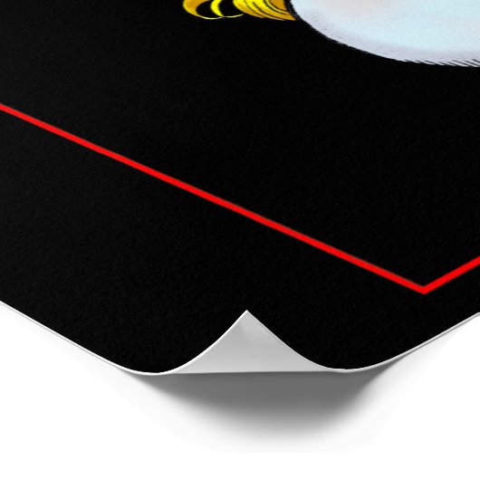 Dracula V1-ontwerp-poster Poster (Hoek)