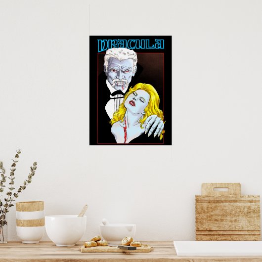 Dracula V1-ontwerp-poster Poster (Keuken)