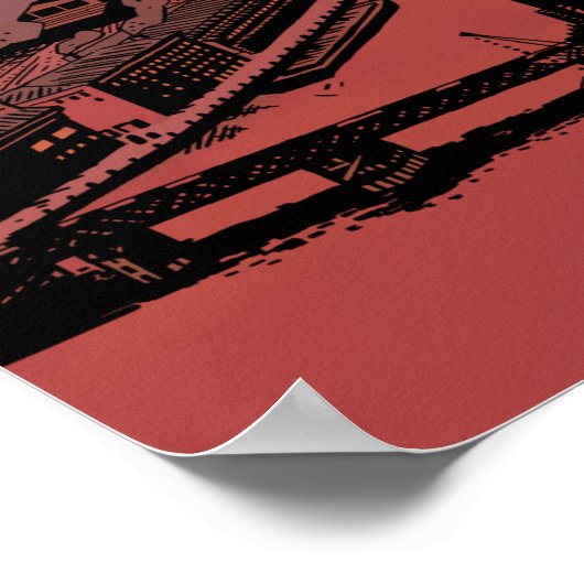 Dracula V2-poster Poster (Hoek)