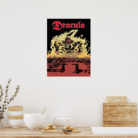Dracula V2-poster Poster (Keuken)