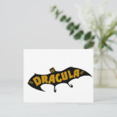 Dracula Vampire Bat Briefkaart (Staand voorkant)