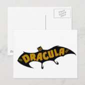 Dracula Vampire Bat Briefkaart (Voorkant / Achterkant)