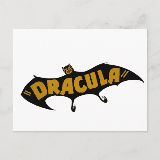Dracula Vampire Bat Briefkaart (Voorkant)