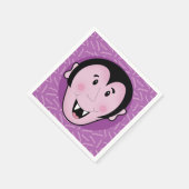 Dracula Vampire Bat Halloween Paarse Bats Servet (Hoek)