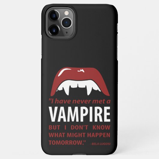 Dracula - Vampire - Bela Lugosi Quote iPhone Hoesje (Achterkant)
