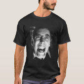 Dracula Vampire Christopher Lee Classic T-shirt (Voorkant)