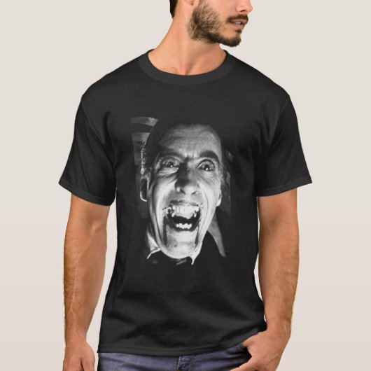 Dracula Vampire Christopher Lee Classic T-shirt (Voorkant)