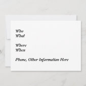 Dracula Vampire Halloween Birthday Kaart (Achterkant)