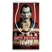 Dracula Vampire thema Cream Cake - Verjaardag Klein Cadeauzakje (Voorkant)