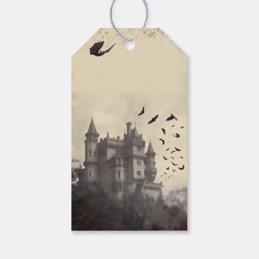  Dracula Vampyre Dracula Dank u Cadeaulabel (Achterkant)