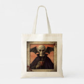 Dracula Vicious Vampire Halloween Spooky Tote Bag (Achterkant)
