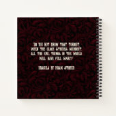  Dracula Victoriaans Halloween Gastenboek Notitieboek (Achterkant)