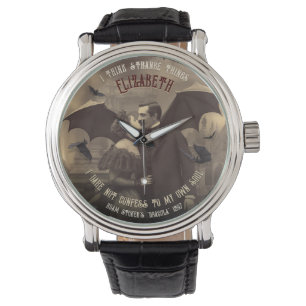  Dracula Victoriaans Vampier Kiss Gothic Horloge