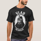 Dracula Vlad De Impaler Ondode Gothic T-shirt (Voorkant)