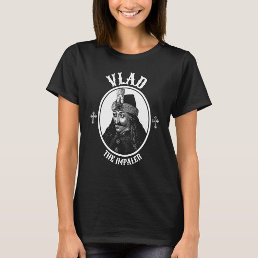 Dracula Vlad De Spietser Ondode Gothic 1 T-shirt (Voorkant)