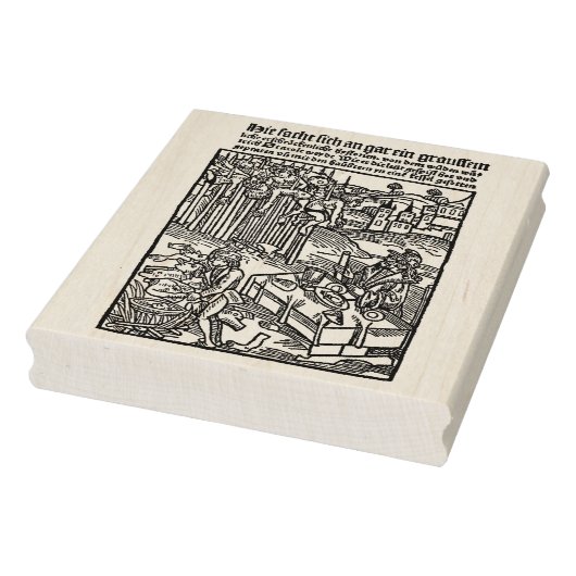 Dracula [ Vlad Tepes ] Houtsnede Rubberstempel (Stempel)