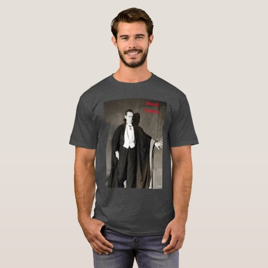 Dracula - Vloeiende operator T-shirt (Voorkant volledig)