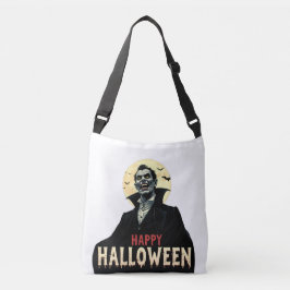 Dracula wenst je een griezelige nacht crossbody tas