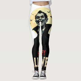 Dracula wenst je een griezelige nacht leggings