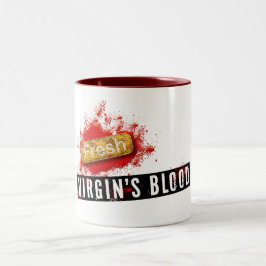 Dracula's beker tweekleurige koffiemok