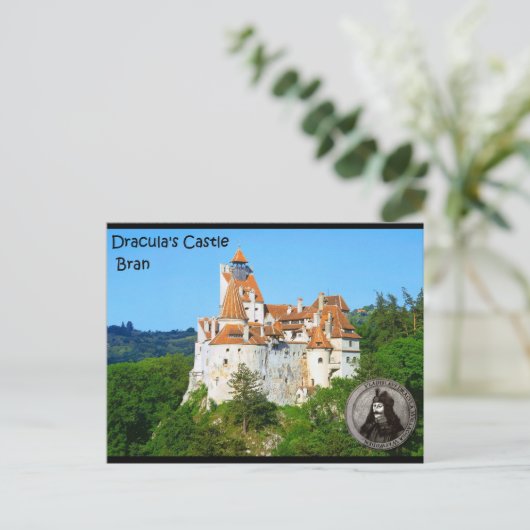 Dracula's Castle, Bran, Transsylvanië Briefkaart (Staand voorkant)