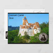 Dracula's Castle, Bran, Transsylvanië Briefkaart (Voorkant / Achterkant)