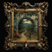 Dracula's Castle Gothic Arch Vampirecore Tissuepapier