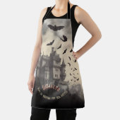 Dracula's Castle Gothic Horror Halloween Schort (Insitu)