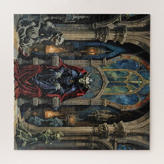 Dracula's Castle Jigsaw Puzzel (Horizontaal)