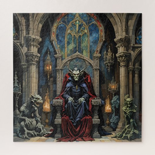 Dracula's Castle Jigsaw Puzzel (Verticaal)