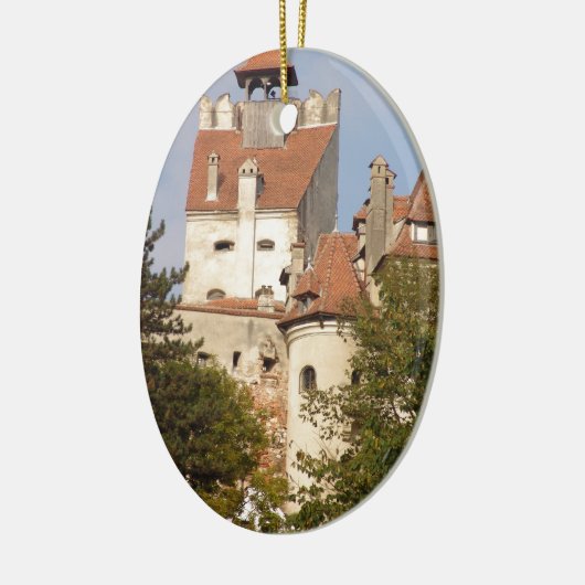 Dracula's Castle, Transsylvanië Keramisch Ornament (Links)