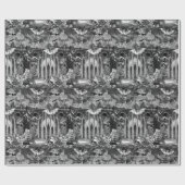 Dracula's Castle Vampire Crypt Gothic Victoriaans Cadeaupapier (Vlak)