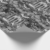 Dracula's Castle Vampire Crypt Gothic Victoriaans Cadeaupapier (Hoek)