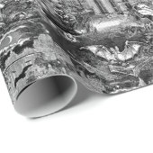 Dracula's Castle Vampire Crypt Gothic Victoriaans Cadeaupapier (Rol Hoek)