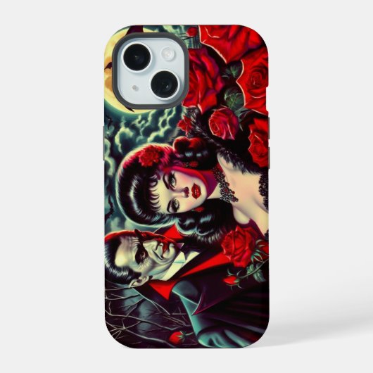 Dracula's Dochter iPhone 15 Case (Achterkant)