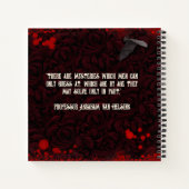 Dracula's Haunted Castle Halloween Gastenboek Notitieboek (Achterkant)