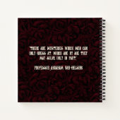 Dracula's Haunted Castle Halloween Gastenboek Notitieboek (Achterkant)