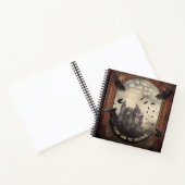 Dracula's Haunted Castle Halloween Gastenboek Notitieboek (Binnen)