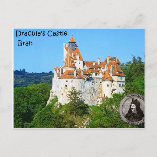 Dracula's kasteel, bran briefkaart (Voorkant)