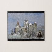 Dracula's kasteel in Bran in de winter Legpuzzel (Horizontaal)