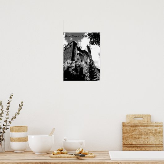 Dracula's kasteel in Bran Poster (Keuken)