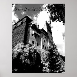 Dracula's kasteel in Bran Poster
