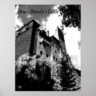 Dracula's kasteel in Bran Poster