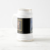 Dracula's kasteel in de winter bierpul (Voorkant links)