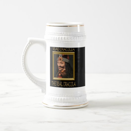 Dracula's kasteel in de winter bierpul (Links)