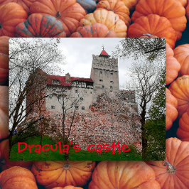 Dracula's kasteel Transilvania halloween Briefkaart